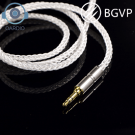 BGVP 6N Silver Plated OCC Crystal Copper 0.78mm 2 pin to 3.5mm Cable