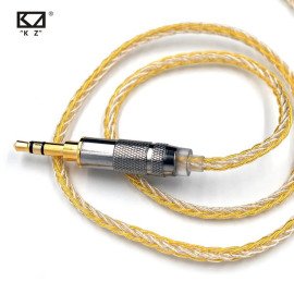KZ Gold and Silver Plated Cable